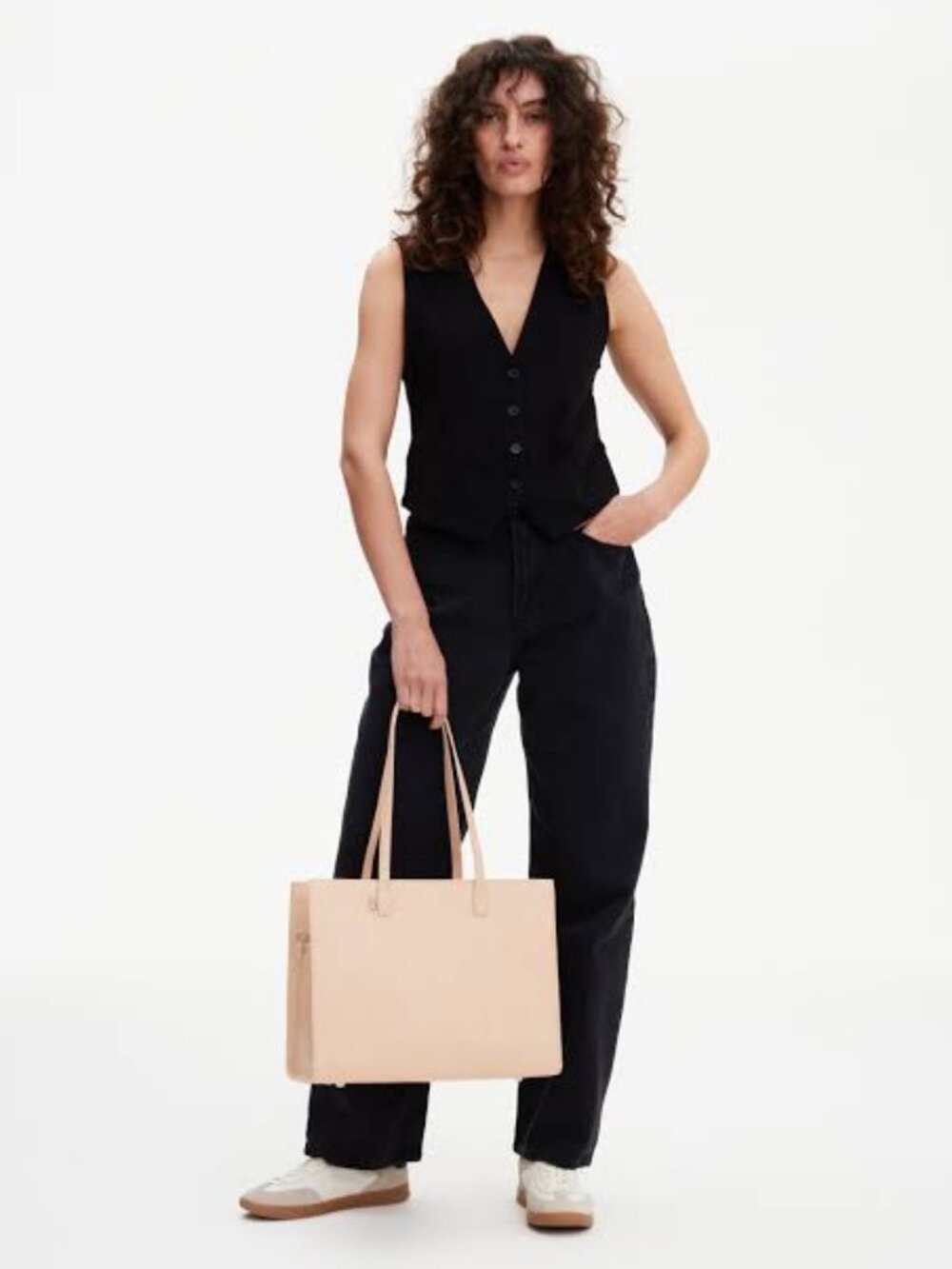 NWT BÉIS The Work Tote in Beige